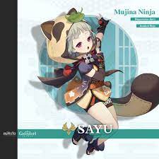 Genshin also released her trailer very recently which you can see at the end of the page. Genshin Impact On Twitter Sayu Mujina Ninja Shiyuumatsu Ban S Resident Ninja Genshinimpact