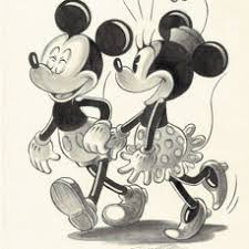 How to draw mickey and minnie, step by step, drawing guide, by dawn. Vendetta Z Original Drawing Mickey Minnie Mouse In Catawiki
