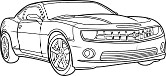 On fait chauffer l'imprimante (pas encore le moteur) avec du coloriage voiture de course, du coloriage voiture de sport en passant par le coloriage. Coloriage Voiture Camaro Imprimer Photo De Chevrolet Cityconnectapps