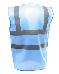 We carry a wide selection of safety vest including ansi certified vest. Yoko Sky Blue Hi Vis Coloured Waistcoats Safety Vest Add Custom Print Logo Text Simply Hi Vis Clothing Uk