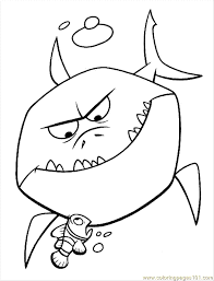 1st grade (3,704) kindergarten (5,392) preschool (4,416) Nemo Shark Coloring Pages Images Pictures Becuo Coloring Home
