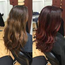 Newport Beach Hair Stylist Natural Mouse Dark Blonde Base With Light Brown And Gold Balayage Highlights To D Red Balayage Hair Red Balayage Brunette Hair Color