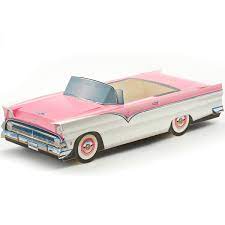 Made Of Thick Paperboard This Classic Cruisers Car Carton Is The Perfect Centerpiece For A 1950s Theme Party This Pa Cars Party Favors Cars Party Cruiser Car