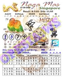 Syair Sgp 21 September 2020 Kode Syair Sgp Syair Hk Syair Sydney 2020
