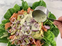 In a serving plate, gently combine arugula and kale with your hand. Smoked Salmon And Avocado Salad Salads With Anastasia