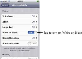 Imessages can only be sent to other iphone users. How To Turn On White On Black On Your Iphone Dummies