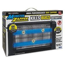 The repellant doesn't work as well on roaches. Bell Howell Monster Pest Zapper Target