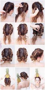 Flechtfrisuren Mittellange Haare Alltagsfrisur Mit Zwei Zopfen Haare Flechten Flechtfrisuren Mittel Braids For Short Hair Easy Hairstyles Short Hair Styles