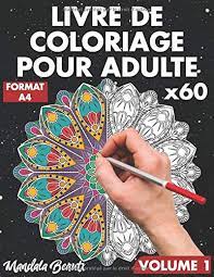 amazon fr livre de coloriage pour adulte 60 mandalas la reduction du stress au format a4 simples a complexes avec effet anti relaxants colorier captain america