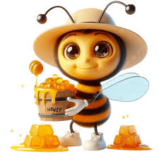 Bee On Bucket PNG Transparent Images Free Download