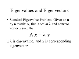 The eigenvalues are the roots of the characteristic equation: Lecture 17 Introduction To Eigenvalue Problems Ppt Video Online Download