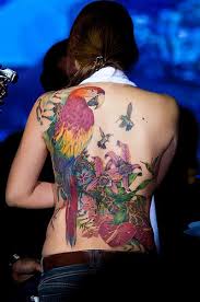 Realistic Bird Of Paradise Flower Tattoo Tattoogirls Body Art Tattoos Tattoos Parrot Tattoo