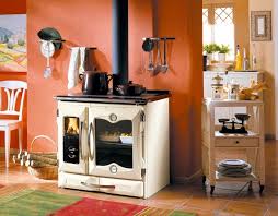 Wood Cooking Stove Suprema Cream By La Nordica Steel Cast Iron Wood Stove Cooking Wood Burning Cook Stove Wood Stove Fireplace