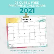This 2021 calendar is in landscape layout and is free to use. Free 2021 Calendars 75 Beautiful Designs To Choose From Calendar Printables Free 2021 Calendar Free Printable Calendar 2021