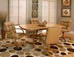 A wide variety of dining room tables rolling chairs options are available to you, such as general use nordic style dining room furniture tables and chairs for dining room table sets. Chairs With Casters In Dining Furniture Sets For Sale In Stock Ebay