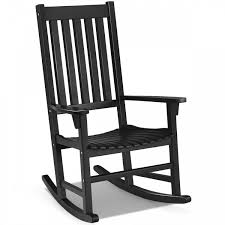 Of all the rocking chairs we've tested, none say sit in me more than this plush velvet design. Indoor Outdoor Wooden High Back Rocking Chair Rocking Chairs Chairs Costway
