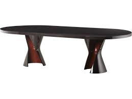 White on white always produces a stunning natural beauty on an effortless decór. Sonder Distribution Kelly Hoppen Black 108 Wide Oval Dining Table Rd1401059