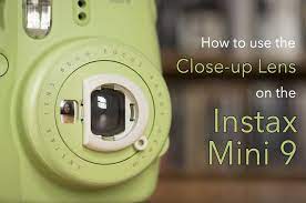 How To Use Close Up Selfie Lens Instax Mini 9 Again Instax Instax Mini Mini