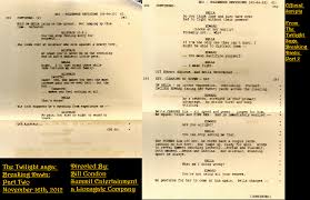 Twilight script is a dry handbrushed font, designed to combine perfectly and allow you to create twilight script comes with upper and lowercase characters, large set of punctuation glyphs. User Blog Vampiresandwerewolfsareawesomeashell23 Breaking Dawn Part 2 Official Script Picture Twilight Saga Wiki Fandom