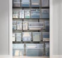Our Clear Storage Boxes