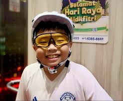 13th Birthday Celebration: Son Learning to Ride a Foldie Bike