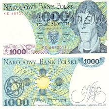 1000 Zlotych Money Design Coin Collecting Bank Notes