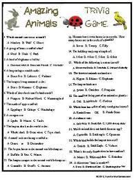 Frequent common general knowledge questions and answers for individuals with expertise and for testing … Amazing Animals Trivia Game Etsy In 2021 Trivia Questions And Answers Trivia Questions For Kids Kids Quiz Questions