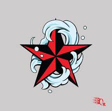 Nautical Star Design By Gaberios Deviantart Com On Deviantart Nautical Star Tattoos Star Tattoos Star Tattoo On Hand
