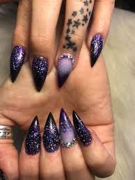 Addio bad nails, ciao great nails. Ombre Black Purple Longview Nails Bar And Spa Facebook