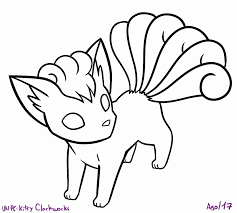 Vulpix is the unevolved form, it evolves into it's first evolution using 50 candy. Vulpix Coloring Pages Coloring Home
