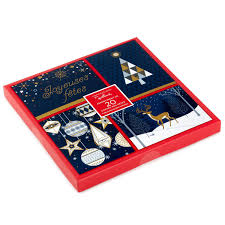 With full color inside and out, these lang christmas cards also come embellished with foil. Walmart Exclusive Boxed Christmas Cards Include 20 Cards 5 Each Of 4 Designs And 20 White Envelopes Each Holiday Card Features An Elegant Design On Navy Blue And A Message In French Walmart Canada