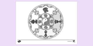 Download this adorable dog printable to delight your child. Easy Mandala Colouring Page Colouring Sheets