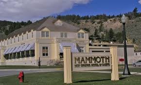Mammoth Hot Springs Hotel Cabins Hot Springs Yellowstone Yellowstone National Park Lodging