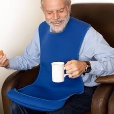 Tabard-style adult bib