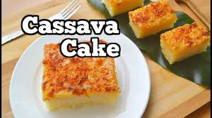 Cassava Cake Youtube Cassava Cake Filipino Food Dessert Cassava Recipe