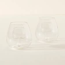Stemless Aerating Wine Glasses Set Of