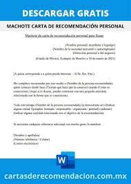 Reciba un cordial saludo, por medio de la presente tengo el agrado de recomendarles a nombre y apellido de recomendado portador del número de identidad número de identidad y con residencia en indica dirección actual del recomendado a quien conozco de vista trato y comunicación desde hace. Cartas De Recomendacion Personal Ejemplos 2021