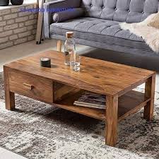 A coffee table does a lot of work. Ss Wood Solid Wooden Capital Coffee Table With Drawer Standard Size Brown Amazon In Home Kitchen