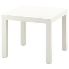 Remote controls, magazines, vase, popcorn bowls… your living room table has a lot to take care of. Lack Side Table White 55x55 Cm Ikea