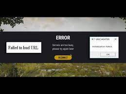 Pubg Pc Lite Fix Servers Are Too Busy Failed To Load Url Uncheater Error Youtube