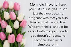 Heart Touching Thank You Messages For Mom