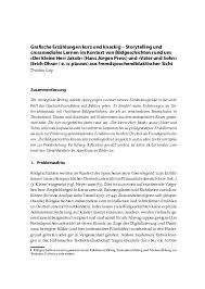 „zusammenfassung ist die bezeichnung für eine inhaltsangabe in kurzform ohne bewertende elemente. German Language Research Papers Academia Edu
