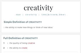 Often, creativity involves lateral thinking, which is the ability to perceive patterns that are not obvious. Definition Of Creativity Creative Definition Creative Inspirational Words