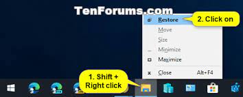 If you wish, you can remove the skype taskbar icon and minimize it to system tray in windows, by following these steps. How To Minimize And Restore App Window In Windows 10 Tutorials