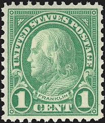 Us Stamps Value Scott 512: 12C 1917 Franklin Perf 11