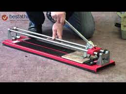 They are easy to operate, easy to maintain, can work for longer periods and due to robust build quality are durable too. How To Use A Manual Tile Cutter Youtube