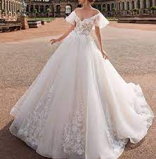 Pinterest Fluffpuff12as Wedding Dresses Ivory Wedding Gown Lace Applique Wedding Dress