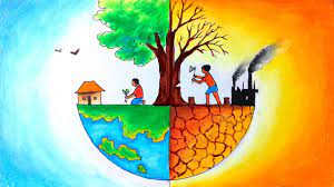 Hellow friends this is a simple drawing of 5th june world environment day special,with pastel color.save world save nature save. Save Environment Drawing Youtube