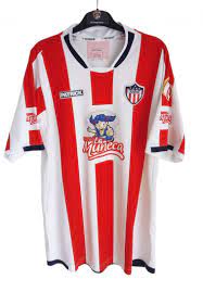 Junior de barranquilla official authentic soccer jersey used. Atletico Junior Home Fussball Trikots 2007 Sponsored By Pastas La Muneca