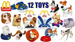 Toys happy meal® app videos activities play together balance your fun with milk & apple slices in your happy meal®! 2019 Mcdonalds Secret Life Of Pets 2 Movie Happy Meal Toys 12 Full Set Complete Youtube